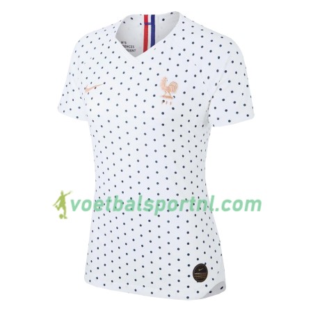 Frankrijk Uit Shirt Dames WK 2019
